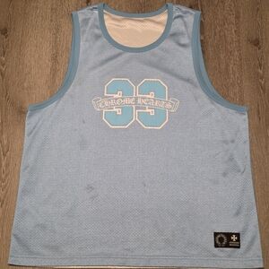 Chrome Hearts Reversible Blue Tank Top Mens Large
